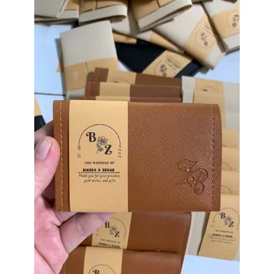 Card Holder Souvenir Pernikahan Aesthetic